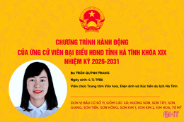 Chương trình hành động của ứng cử viên đại biểu HĐND tỉnh khóa XIX Trần Quỳnh Trang