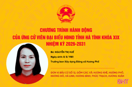 Chương trình hành động của ứng cử viên đại biểu HĐND tỉnh khóa XIX Nguyễn Thị Huế 