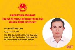 Chương trình hành động của ứng cử viên đại biểu HĐND tỉnh khóa XIX Nguyễn Tùng Lĩnh