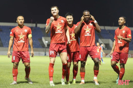 Highlight SHB Đà Nẵng vs Hồng Lĩnh Hà Tĩnh: Cú Hat-trick của Geovane