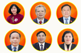 Bí thư 34 các tỉnh ủy, thành ủy trực thuộc Trung ương