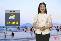 Dự báo thời tiết Hà Tĩnh ngày 8/7: Ngày nắng, chiều tối có mưa rào vài nơi