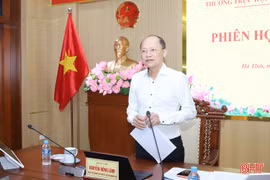 Thường trực HĐND tỉnh Hà Tĩnh họp phiên thường kỳ