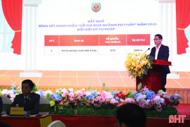 Sở Tư pháp Hà Tĩnh được bình xét danh hiệu "Cờ thi đua ngành Tư pháp"