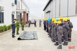 Quyết liệt ngăn ngừa hỏa hoạn tại khu kinh tế trọng điểm của Hà Tĩnh