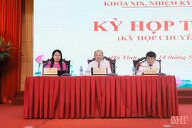 Kỳ họp thứ 2 HĐND tỉnh Hà Tĩnh khóa XIX thông qua 6 nghị quyết