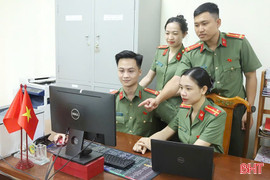 Công an Hà Tĩnh tạo thông suốt trong chỉ đạo, điều hành nhờ chuyển đổi số