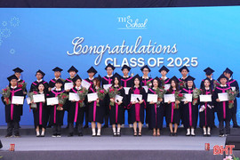 Lễ tốt nghiệp năm học 2024–2025 của khoá học sinh đầu tiên TH School