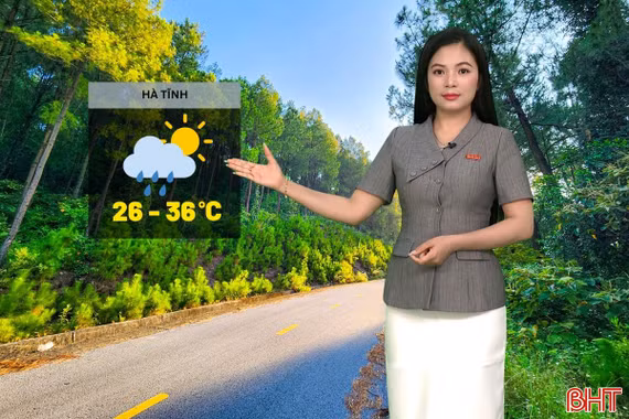 Dự báo thời tiết Hà Tĩnh ngày 31/5: có mưa rào nhẹ và dông, ngày nắng