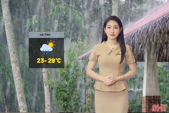 Dự báo thời tiết Hà Tĩnh ngày 31/8: Ngày có mưa vừa, mưa to