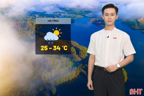 Dự báo thời tiết Hà Tĩnh ngày 20/5: Mưa rào và dông rải rác 