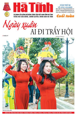 Báo in Hà Tĩnh cuối tuần ngày 15/2/2025