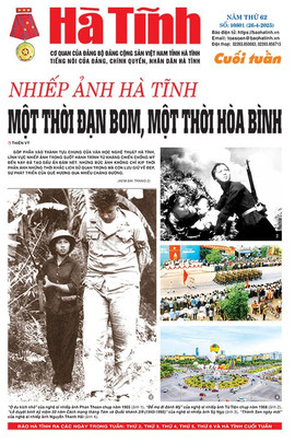 Báo in Hà Tĩnh cuối tuần ngày 26/4/2025