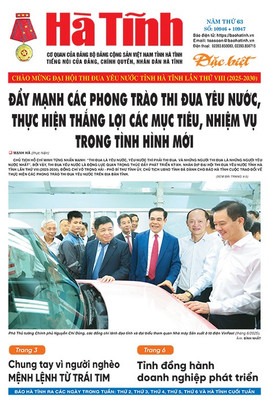Báo in Hà Tĩnh ngày 13, 14/10/2025