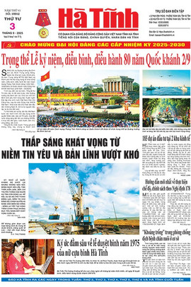 Báo in Hà Tĩnh ngày 3/9/2025