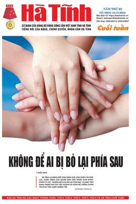 Báo in Hà Tĩnh cuối tuần ngày 12/10/2024