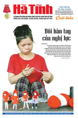 Báo in Hà Tĩnh cuối tuần ngày 9/8/2025