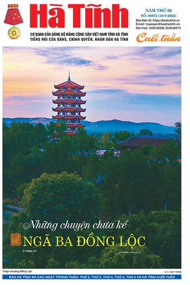 Báo in Hà Tĩnh cuối tuần ngày 19/7/2025