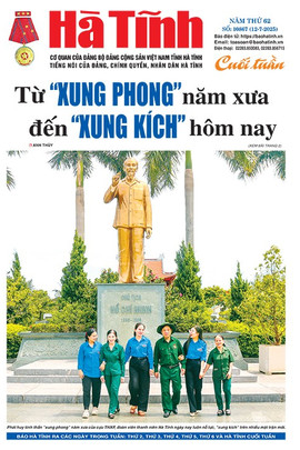 Báo in Hà Tĩnh cuối tuần ngày 12/7/2025