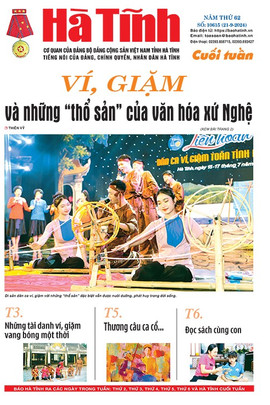 Báo in Hà Tĩnh cuối tuần ngày 21/9/2024