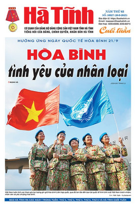 Báo in Hà Tĩnh cuối tuần ngày 20/9/2025