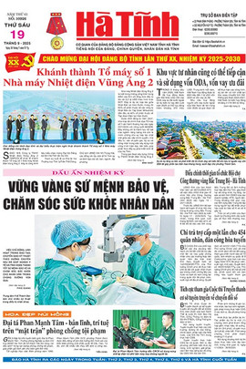 Báo in Hà Tĩnh ngày 19/9/2025