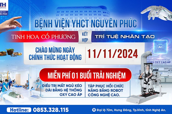 Ứng dụng robot - thực tế ảo tại Bệnh viện YHCT Nguyên Phúc