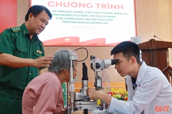 BVĐK Sài Gòn Hà Tĩnh khám sức khoẻ và cấp phát thuốc miễn phí tại xã Đồng Lộc