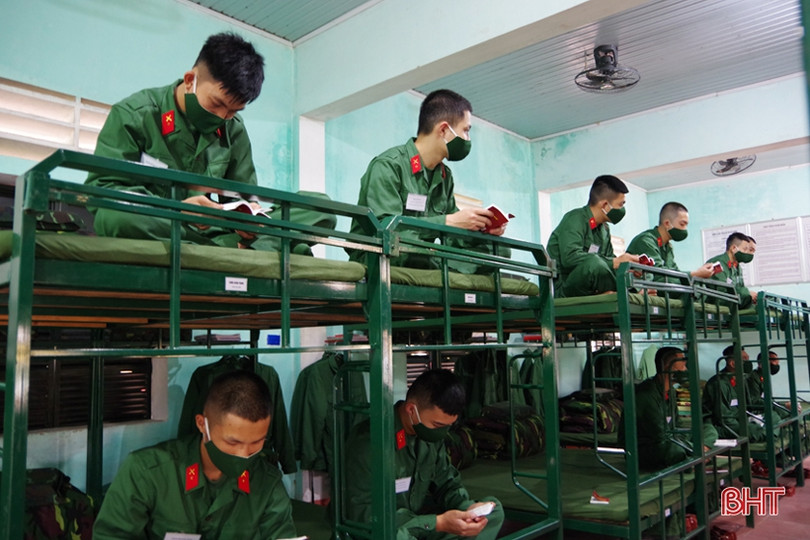 Những ngày đầu quân ngũ của tân binh Hà Tĩnh