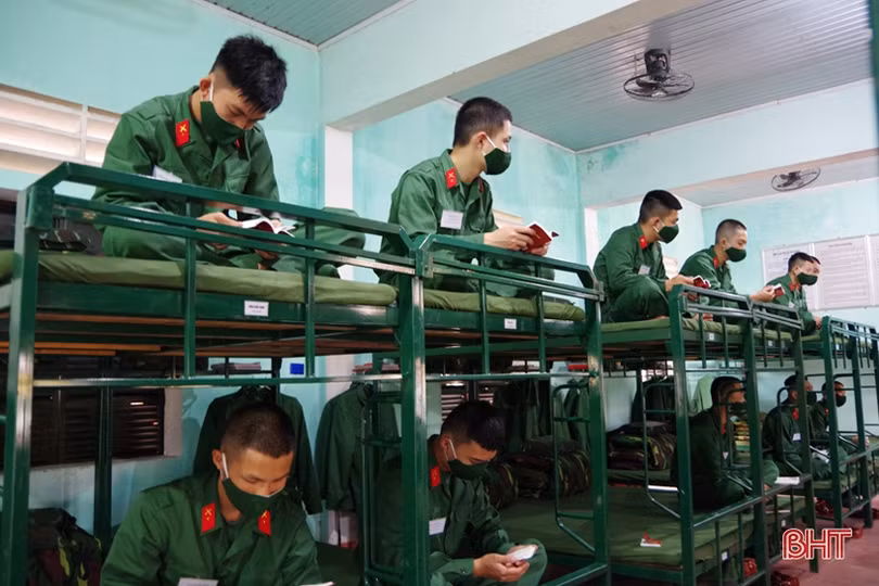 Những ngày đầu quân ngũ của tân binh Hà Tĩnh