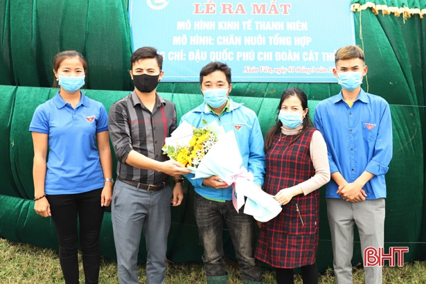 Huyện đoàn Nghi Xuân ra mắt 2 mô hình kinh tế thanh niên 