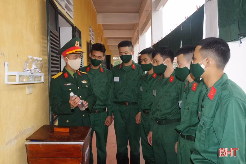 Những ngày đầu quân ngũ của tân binh Hà Tĩnh