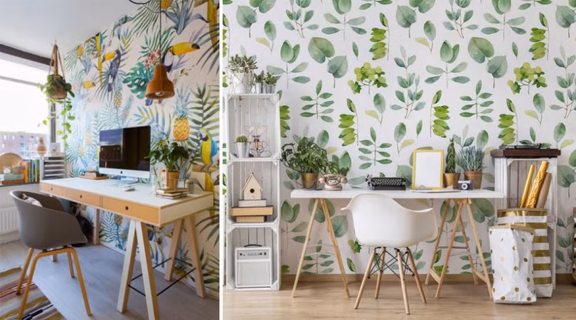 Ý tưởng trang trí giúp bàn làm việc của bạn hòa vào thiên nhiên