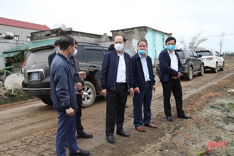 Tập trung tháo gỡ vướng mắc, đảm bảo tiến độ tuyến đường ven biển Kỳ Xuân - Kỳ Ninh