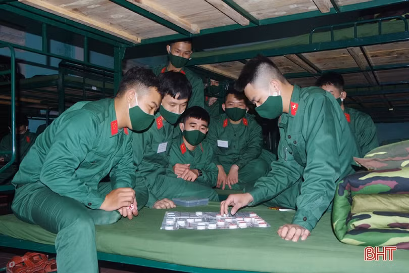 Những ngày đầu quân ngũ của tân binh Hà Tĩnh