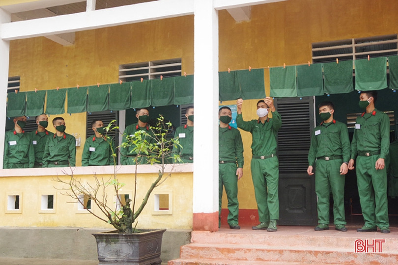Những ngày đầu quân ngũ của tân binh Hà Tĩnh