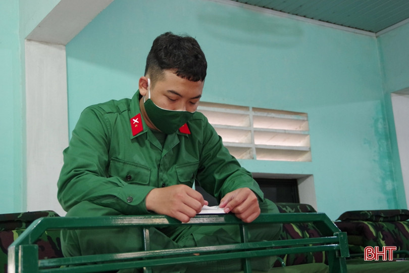 Những ngày đầu quân ngũ của tân binh Hà Tĩnh