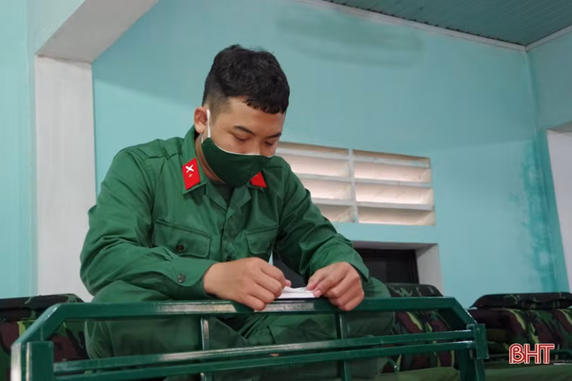 Những ngày đầu quân ngũ của tân binh Hà Tĩnh