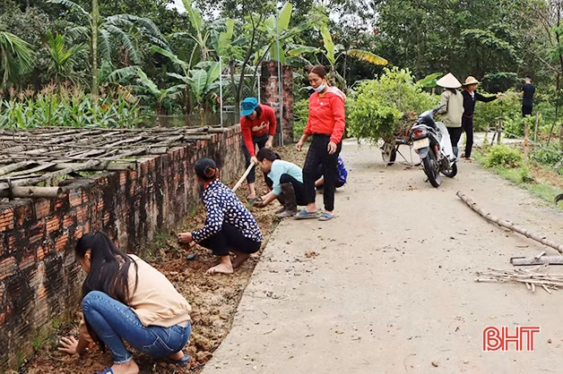 Cẩm Xuyên sôi nổi thi đua 60 ngày cao điểm xây dựng huyện nông thôn mới