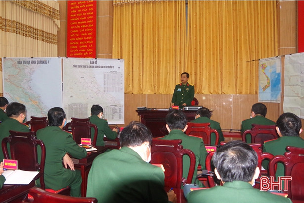 Bộ CHQS Hà Tĩnh luyện tập trạng thái sẵn sàng chiến đấu năm 2021