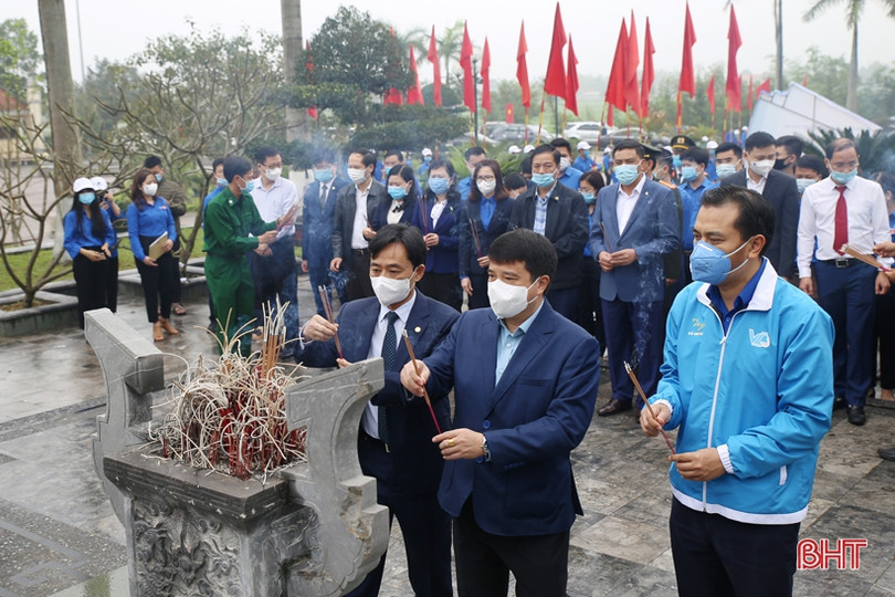 Ra quân Tháng Thanh niên trên quê hương Anh hùng Lý Tự Trọng