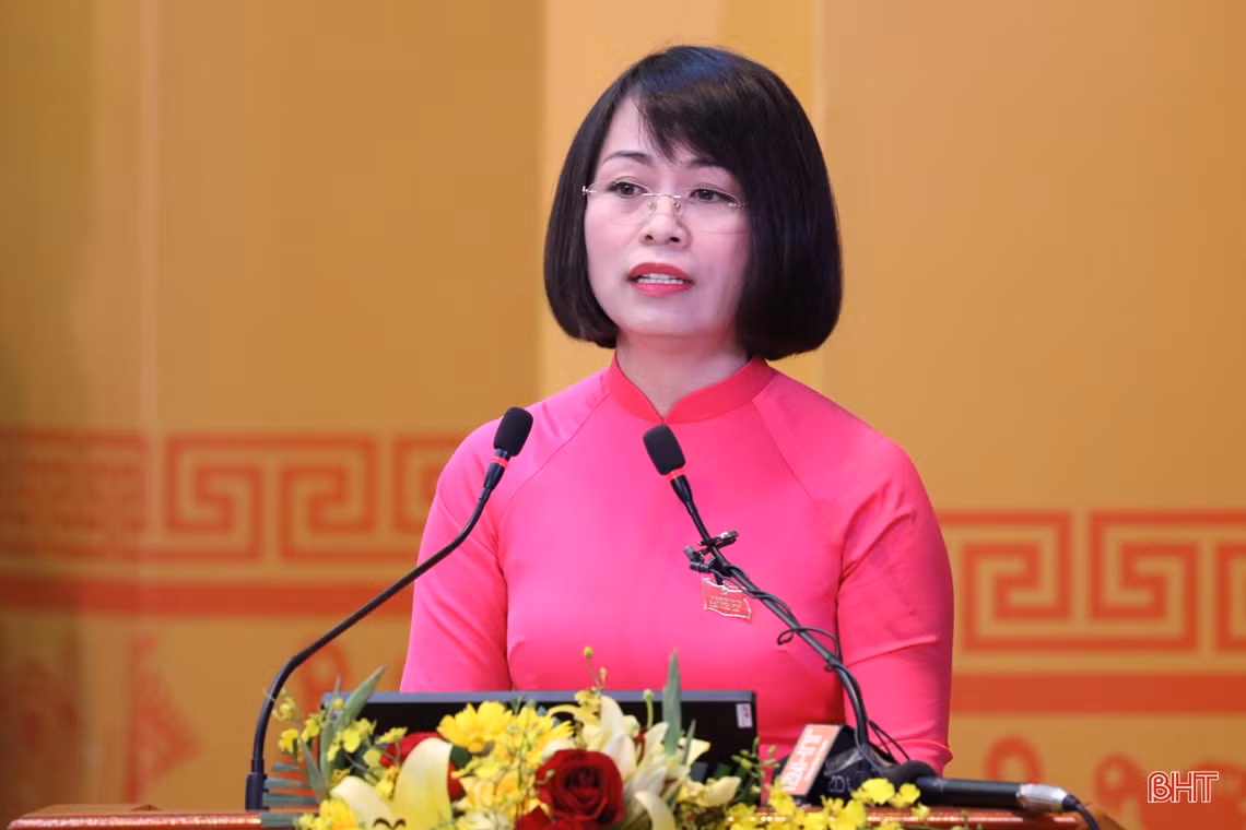 Toàn cảnh Đại hội Đảng bộ Hà Tĩnh lần thứ XIX, nhiệm kỳ 2020 - 2025