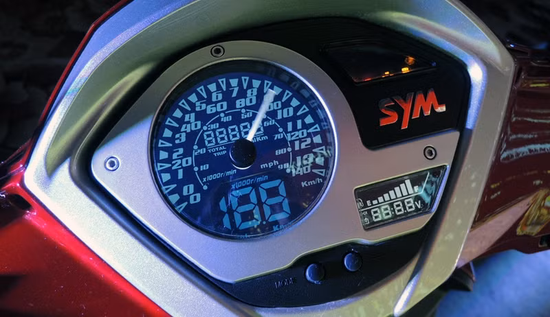 SYM Fancy 125 giá 39 triệu - xe ga có ABS rẻ nhất Việt Nam ảnh 6 sym fancy 125 gia 39 trieu xe ga co abs re nhat viet nam