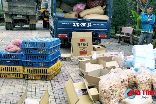 bat xe tai cho nhieu gia cam thit bo kho khong ro nguon goc