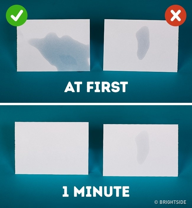 Kiểm tra chất lượng xăng: Nhỏ xăng lên tờ giấy trắng. Sau đó thổi nhẹ và chờ đến khi giọt xăng bay hơi. Nếu giọt xăng bay hơi hoàn toàn thì đây là loại có chất lượng tốt. Ngược lại, nếu sau khi bay hơi trên tờ giấy còn xuất hiện các vết nhờn thì chứng tỏ có dầu hỏa trong xăng. 12 meo hay tu cac tai xe giau kinh nghiem