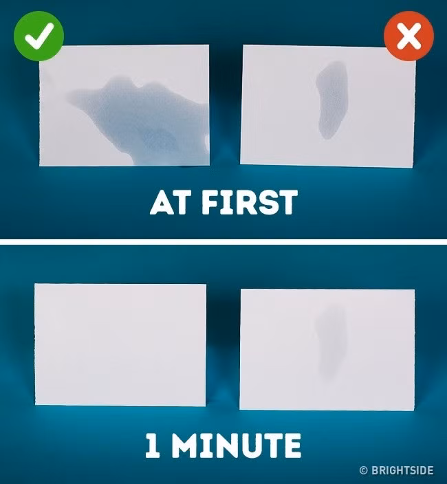 Kiểm tra chất lượng xăng: Nhỏ xăng lên tờ giấy trắng. Sau đó thổi nhẹ và chờ đến khi giọt xăng bay hơi. Nếu giọt xăng bay hơi hoàn toàn thì đây là loại có chất lượng tốt. Ngược lại, nếu sau khi bay hơi trên tờ giấy còn xuất hiện các vết nhờn thì chứng tỏ có dầu hỏa trong xăng. 12 meo hay tu cac tai xe giau kinh nghiem