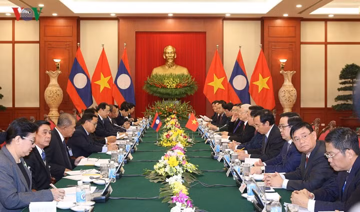 ngay dau tham chinh thuc viet nam cua tong bi thu chu tich nuoc lao