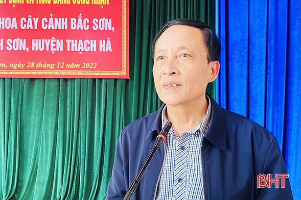 Làng nghề hoa cây cảnh Bắc Sơn được công nhận làng nghề truyền thống