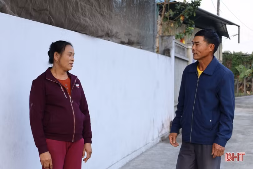 Chi hội trưởng nông dân tiên phong hiến đất mở đường ở xã ven đô Hà Tĩnh