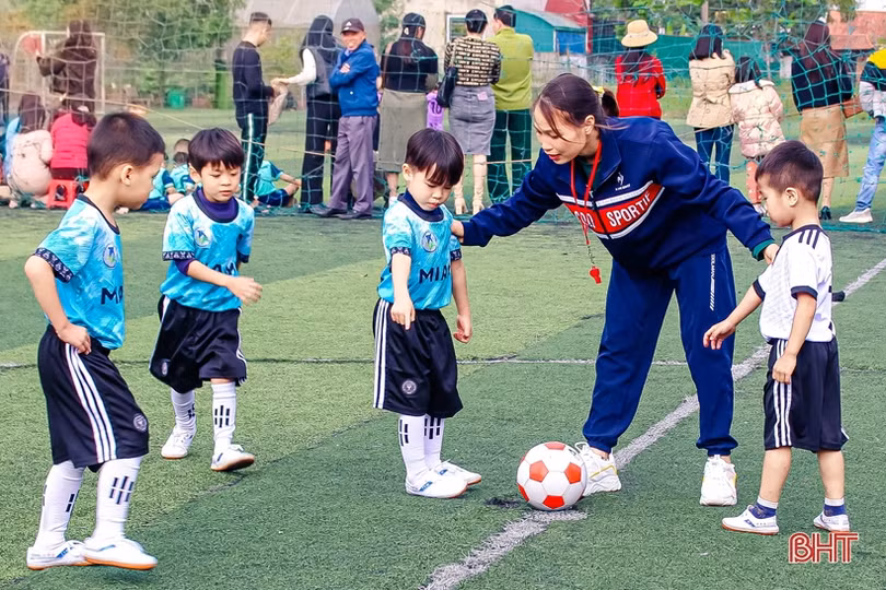 Hào hứng giải thể thao “Trung Kiên Super Kids”